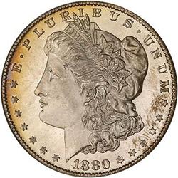 Lot 21 - 1880-S Morgan Dollar PCGS MS65