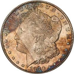 Lot 28 - 1880-CC Morgan Dollar. Reverse of 1879 PCGS MS66