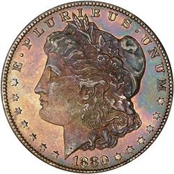 Lot 38 - 1880-S Morgan Dollar PCGS MS63 DMPL