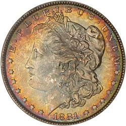 Lot 42 - 1881 Morgan Dollar PCGS MS65