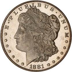 Lot 44 - 1881-CC Morgan Dollar PCGS MS64 DMPL