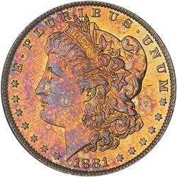 Lot 45 - 1881-O Morgan Dollar NGC MS63