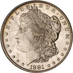 Lot 46 - 1881-S Morgan Dollar NGC MS67