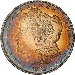 Lot 56 - 1881-S Morgan Dollar NGC MS65