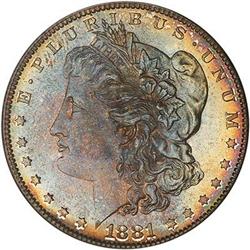 Lot 57 - 1881-S Morgan Dollar PCGS MS65
