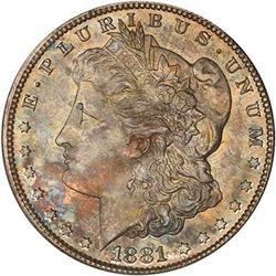 Lot 59 - 1881-S Morgan Dollar PCGS MS65