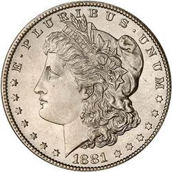 Lot 62 - 1881-S Morgan Dollar PCGS MS64