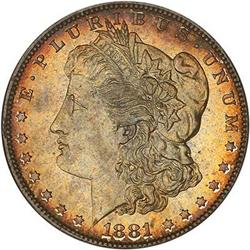 Lot 63 - 1881-S Morgan Dollar ANACS MS64