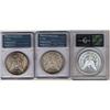 Image 2 : Lot 68 - Lot of Three Mixed Dates Morgan Dollar PCGS MS64