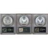 Image 2 : Lot 69 - Lot of Three Morgan Dollars Various Dates PCGS MS64