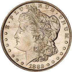 Lot 73 - 1882-CC Morgan Dollar PCGS MS66