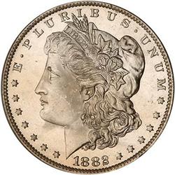 Lot 77 - 1882-O Morgan Dollar PCGS MS65 DMPL