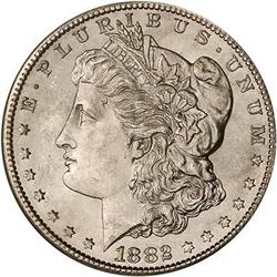 Lot 81 - 1882-S Morgan Dollar NGC MS65