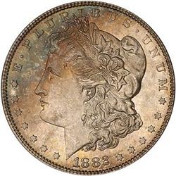 Lot 82 - 1882-S Morgan Dollar PCGS MS63