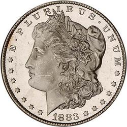 Lot 85 - 1883-CC Morgan Dollar PCGS MS65 DMPL