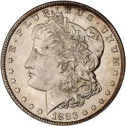 Lot 86 - 1883-CC Morgan Dollar PCGS MS65