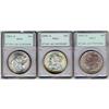 Image 1 : Lot 97 - Lot of Three Mixed Dates Morgan Dollars Mixed MS PCGS