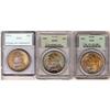 Image 1 : Lot 100 - Lot of Three Mixed Dates Morgan Dollars PCGS