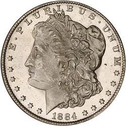 Lot 103 - 1884-CC Morgan Dollar PCGS MS64 DMPL