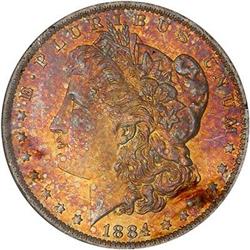 Lot 105 - 1884-O Morgan Dollar NGC MS64