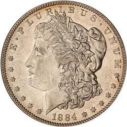 Lot 109 - 1884-S Morgan Dollar PCGS AU55