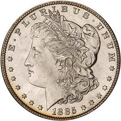 Lot 112 - 1885 Morgan Dollar PCGS MS67