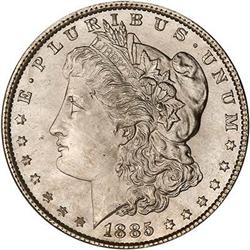 Lot 114 - 1885 Morgan Dollar PCGS MS67