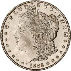 Lot 120 - 1885 Morgan Dollar PCGS MS67