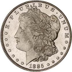 Lot 123 - 1885 Morgan Dollar PCGS MS66PL