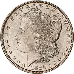 Lot 126 - 1885 Morgan Dollar NGC MS65*