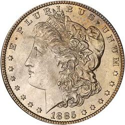 Lot 127 - 1885 Morgan Dollar NGC MS65
