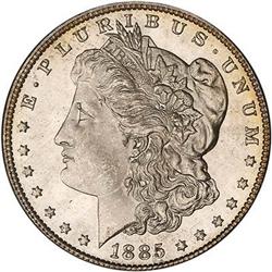 Lot 128 - 1885 Morgan Dollar NGC MS65