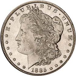Lot 129 - 1885 Morgan Dollar NGC MS65