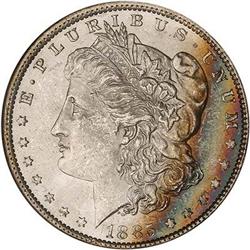 Lot 132 - 1885 Morgan Dollar NGC MS63 Star