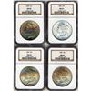 Image 1 : Lot 138 - Lot of Four 1885 Morgan Dollars NGC MS63