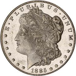 Lot 157 - 1885-CC Morgan Dollar PCGS MS64 DMPL