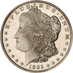 Lot 159 - 1885-CC Morgan Dollar ANACS MS62 DMPL