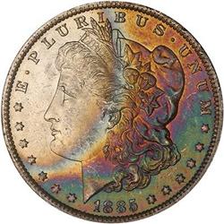 Lot 167 - 1885-O Morgan Dollar PCGS MS64