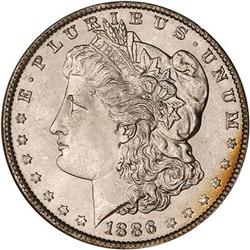 Lot 174 - 1886 Morgan Dollar NGC MS67