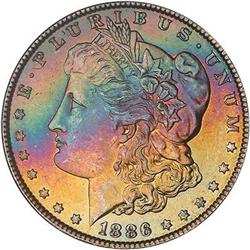Lot 180 - 1886 Morgan Dollar NGC MS65