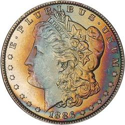 Lot 183 - 1886 Morgan Dollar NGC MS65