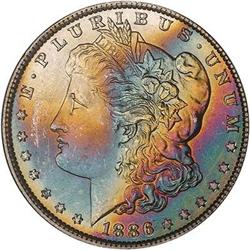 Lot 190 - 1886 Morgan Dollar NGC MS64