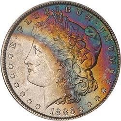 Lot 194 - 1886 Morgan Dollar NGC MS63