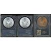 Image 2 : Lot 241 - Lot of Three Morgan Dollars Mixed Dates PCGS