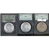 Image 3 : Lot 241 - Lot of Three Morgan Dollars Mixed Dates PCGS