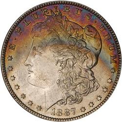Lot 242 - 1887 Morgan Dollar PCGS MS 67