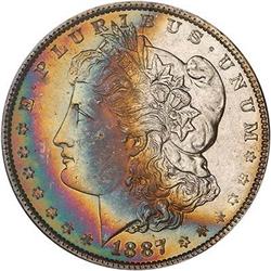 Lot 245 - 1887 Morgan Dollar NGC MS66