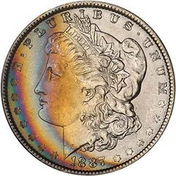 Lot 247 - 1887 Morgan Dollar NGC MS65