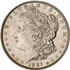 Lot 259 - 1887 Battle Creek Morgan Dollar NGC MS64 Star
