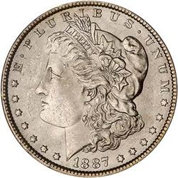 Lot 260 - 1887 Morgan Dollar NGC MS64